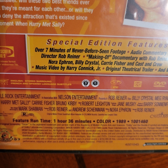 When Harry Met Sally DVD Movie - Picture 4 of 6